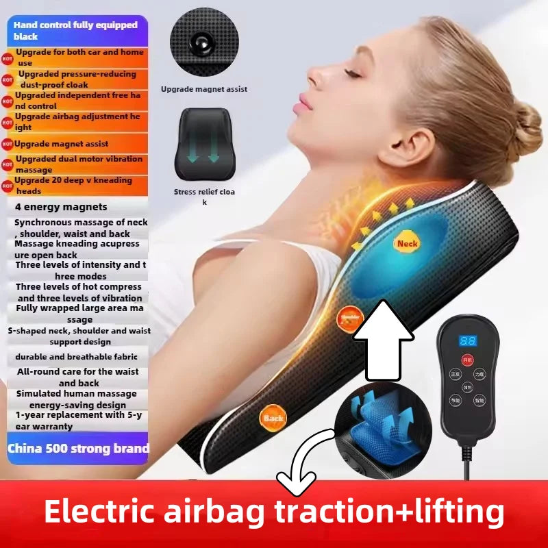 JAIYORL™ Multifunctional Vibration Massage Pillow – Full Body Relaxation