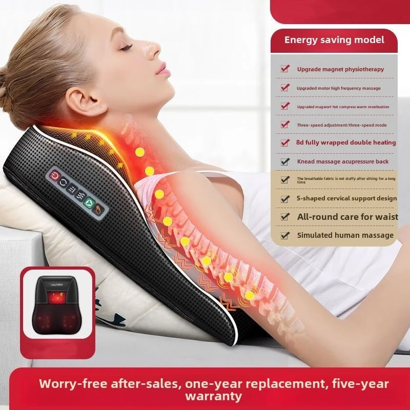 JAIYORL™ Multifunctional Vibration Massage Pillow – Full Body Relaxation
