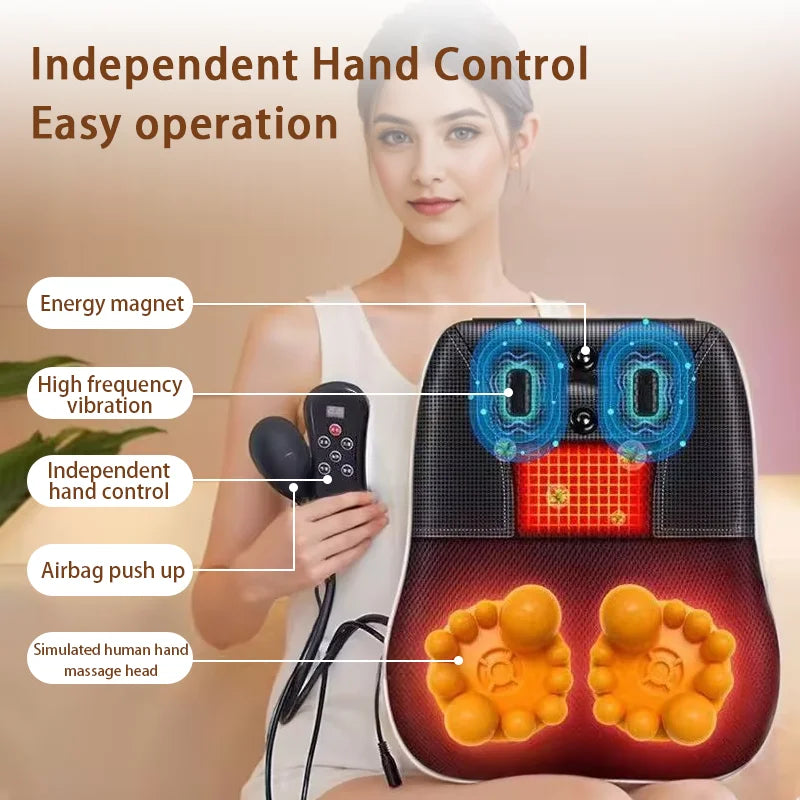 JAIYORL™ Multifunctional Vibration Massage Pillow – Full Body Relaxation