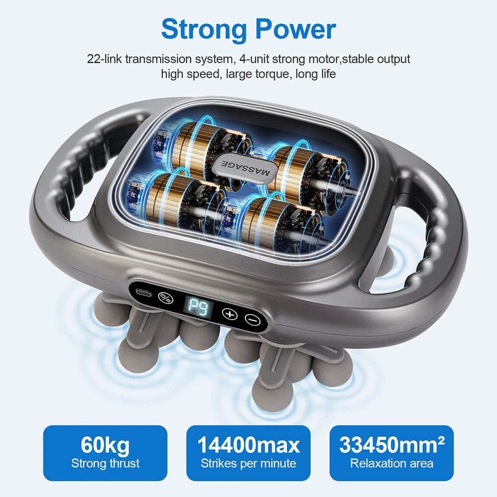 Deep Tissue Heated Muscle Massager – Full-Body Relief by FODRK