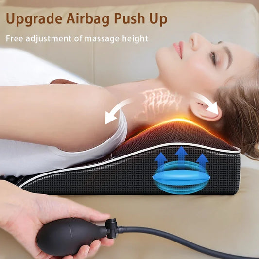 JAIYORL™ Multifunctional Vibration Massage Pillow – Full Body Relaxation