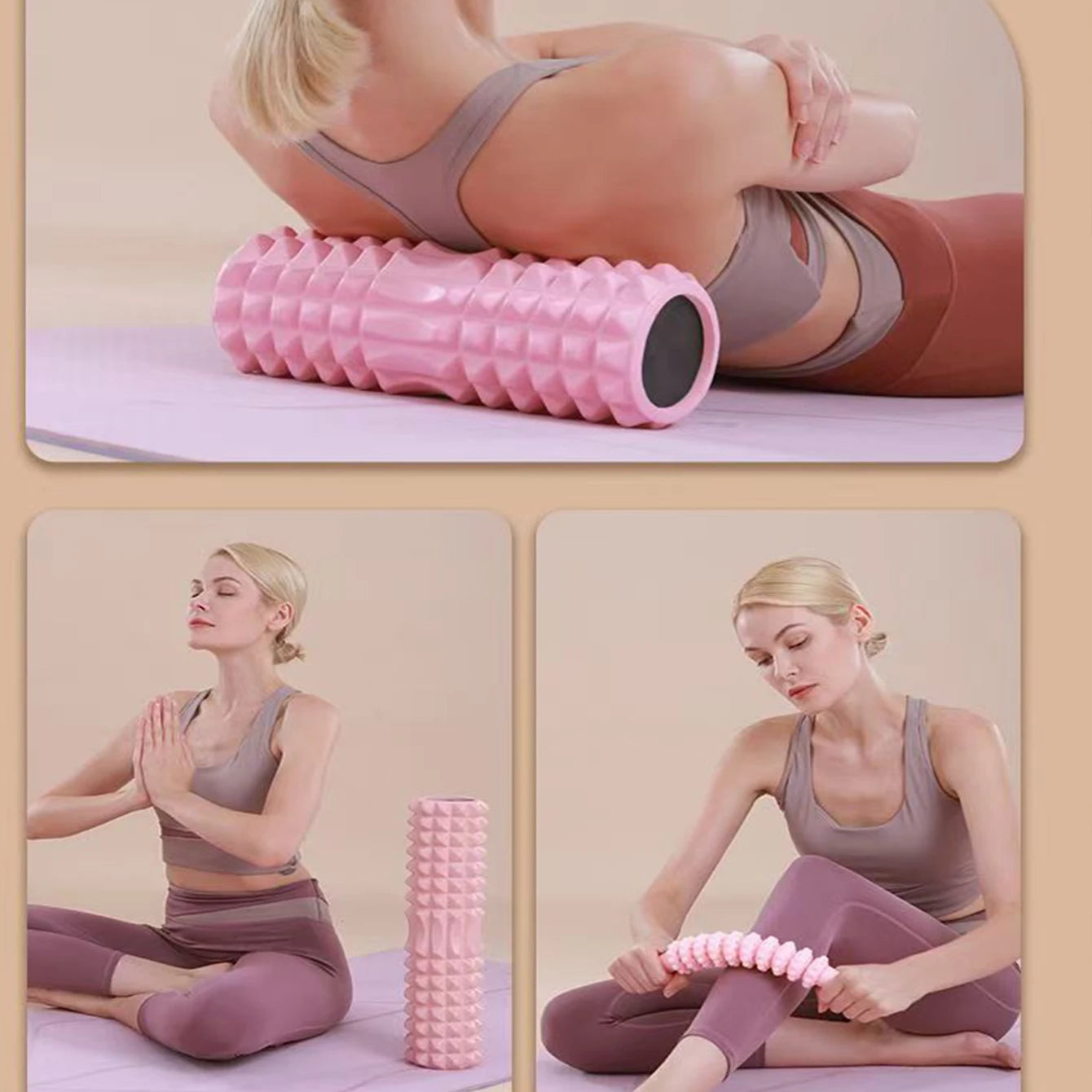 CoreRelief™ EVA Foam Roller – Deep Tissue Muscle Recovery for Back & Legs