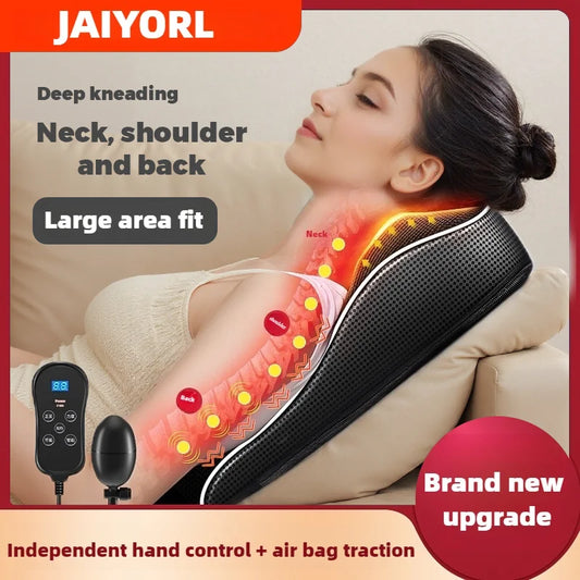 JAIYORL™ Multifunctional Vibration Massage Pillow – Full Body Relaxation