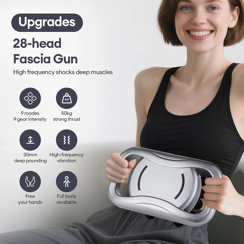 Deep Tissue Heated Muscle Massager – Full-Body Relief by FODRK