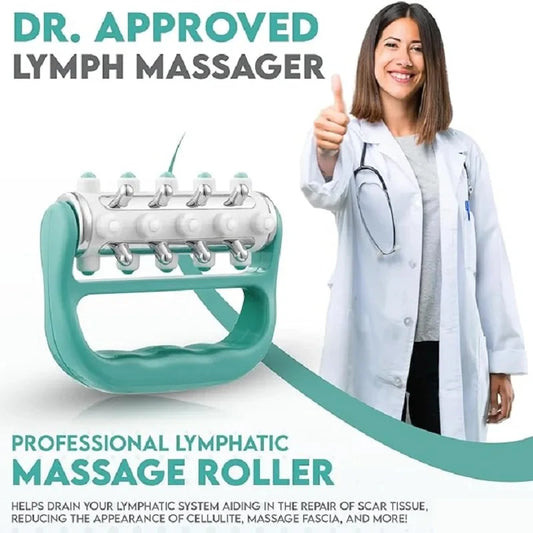 LymphoEase™ Handheld Fascia & Lymphatic Drainage Massager – Relieve, Restore, Renew