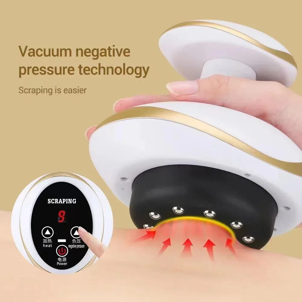 ThermaCup Pro™ – Smart Cupping Massager with Red Light Therapy