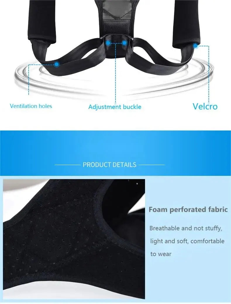 Upright Posture Support & Awareness Belt