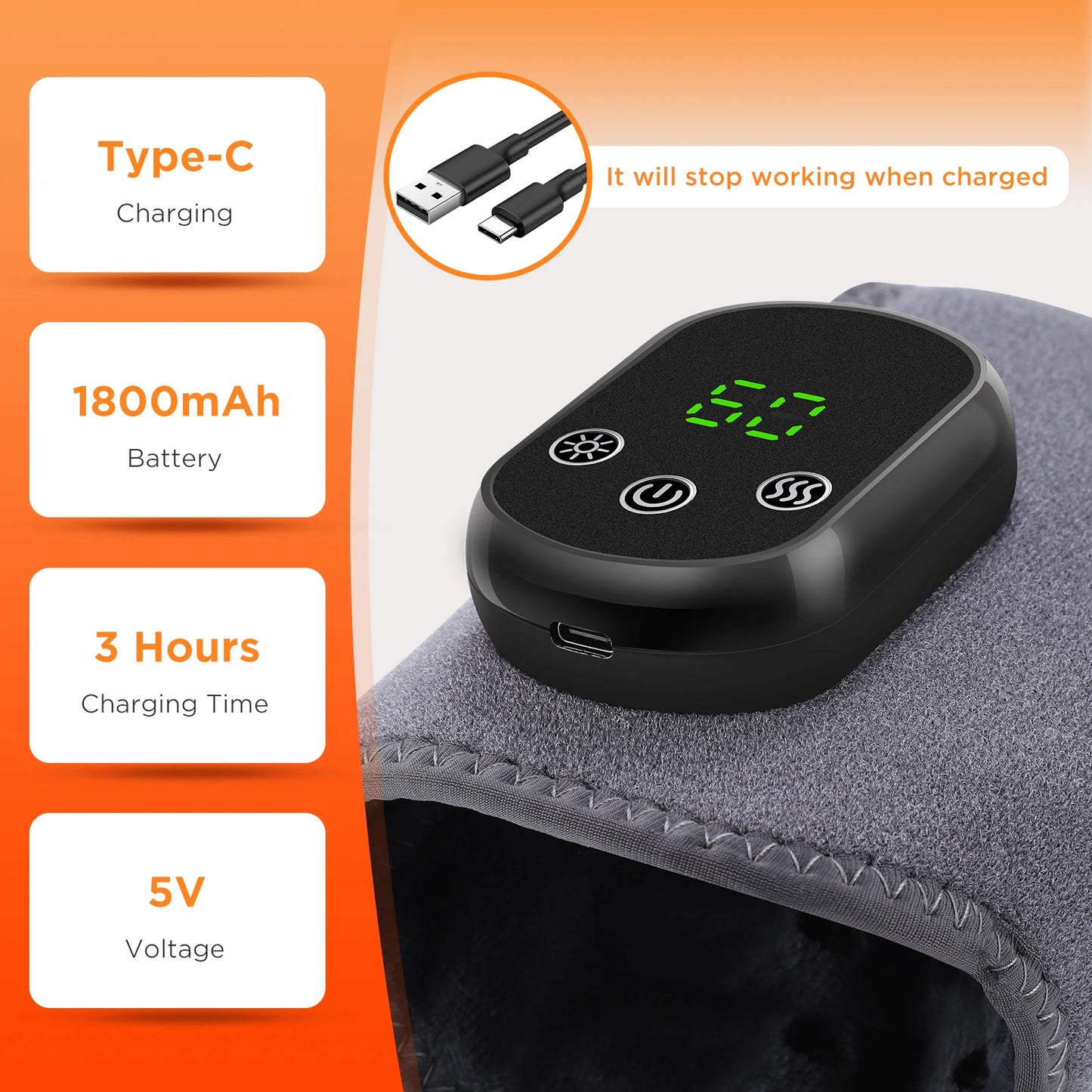 Soothing Heated Ankle Wrap