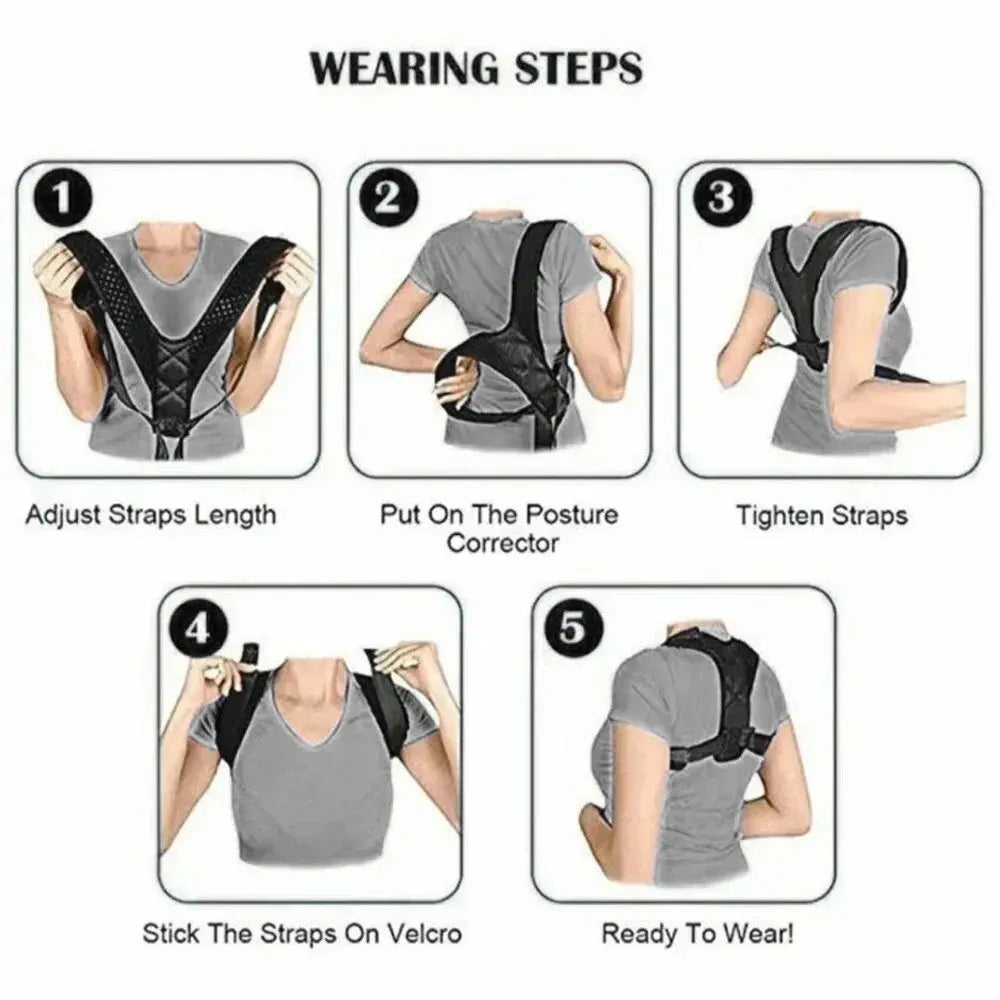 Upright Posture Support & Awareness Belt