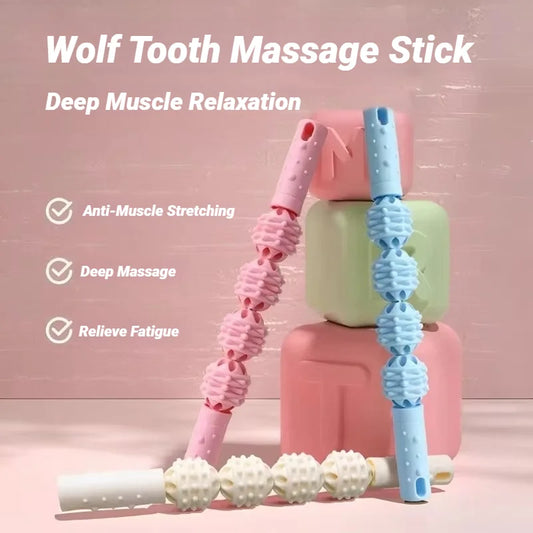FlexRoll™ Deep Tissue Yoga Massage Stick – Arm & Leg Muscle Recovery Tool
