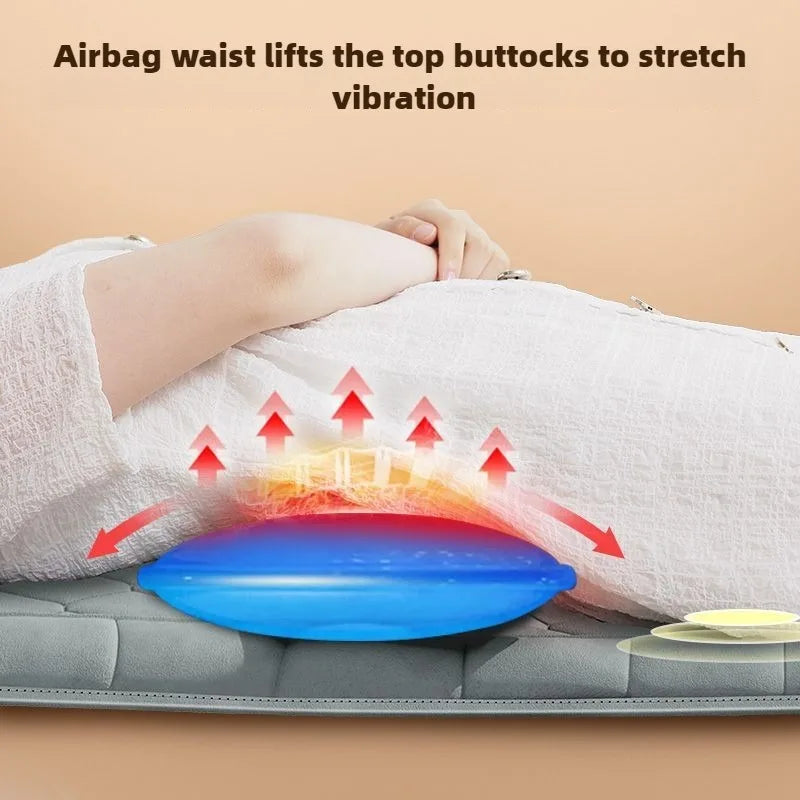 Full-Body Smart Folding Massage Mattress – 15-in-1 Relaxation with Heat, Airbags & Thai Stretching
